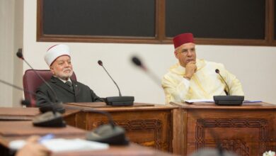 مفتي القدس والديار الفلسطينية يطلع على حصيلة تدخلات وكالة بيت مال القدس